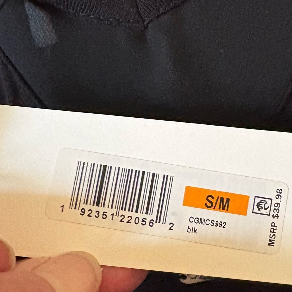 Calvin Klein Assymetrical black swim cover-up NWT size S/M - Picture 13 of 14